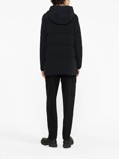 hooded puffer coat